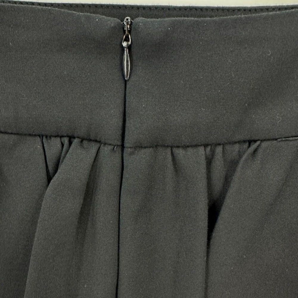 Zara Woman XS Black Skirt Bubble Peplum Pencil Mini Career Cotton Stretch Party - Picture 6 of 7